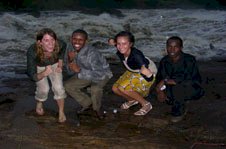Colobus drivers with holiday makers