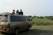 Sight seeing on safari
