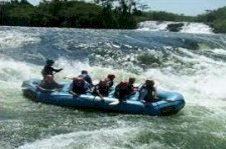 White water rafting with Colobus Tours